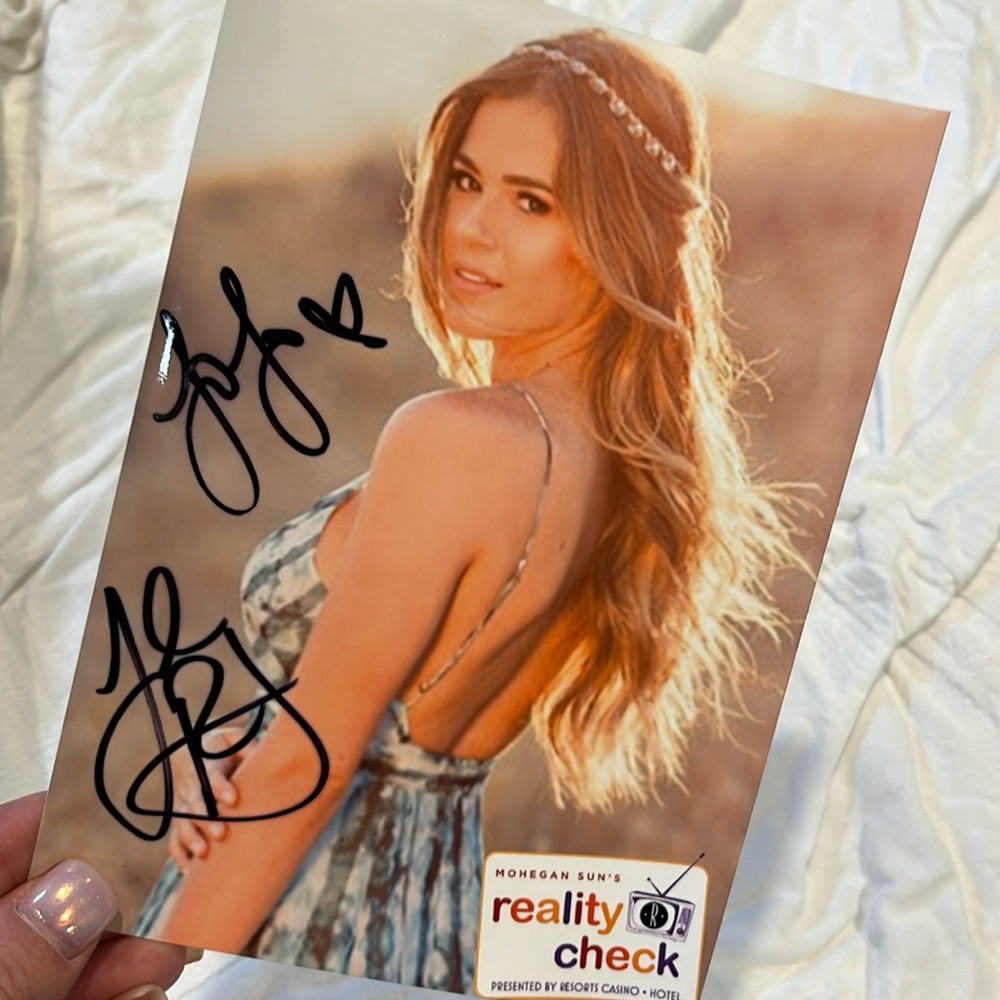 Signed Bachelorette Photo